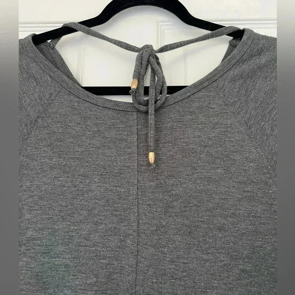 Peach dress in Charcoal grey‎ very comfy Sz Medium - Picture 8 of 12